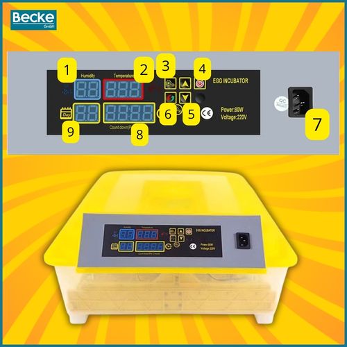 Inkubator wylęgarka klujnik automatyczny do wylęgu drobiu hodowla 48 jajek na Arena.pl