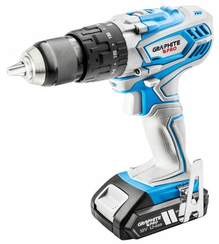 GRAPHITE PRO WIERTARKO-WKRĘTARKA UDAR 2*18V/2,5AH na Arena.pl