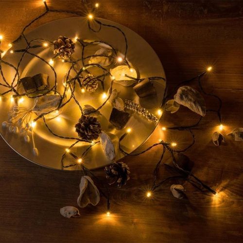 Świąteczny LED łańcuch - 18 m, 200 LED, ciepła biel na Arena.pl