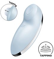 Niebieski stymulator łechtaczki Tap & Climax 2