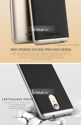 Etui iPaky Premium Hybrid Xiaomi Redmi Note 3 Silver na Arena.pl