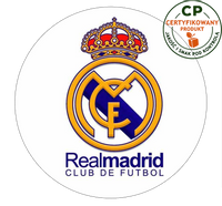Opłatek na tort Real Madryt