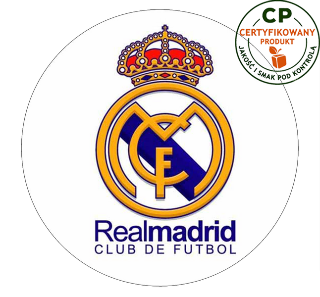 Opłatek na tort Real Madryt zdjęcie 1