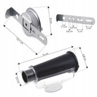 NASADKA DO PRZECIERÓW I CIASTECZEK ZESTAW MASZYNKA DO MIELENIA BERDSEN