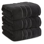 Ręcznik Sibel 09 70X140 cm czarny bawełna frotte chłonny