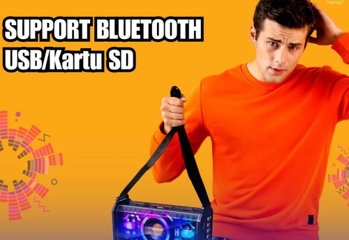 Głośnik Bluetooth EC-2310BT 10W, USB, SD, FM, Mocny Ba na Arena.pl