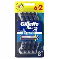 Maszynki jednorazowe do golenia Gillette Blue 3 Comfort 8 sztuk