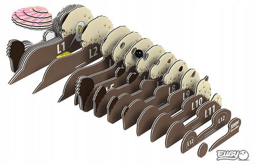 Wydra Eugy. Eko Układanka Puzzle 3D. na Arena.pl
