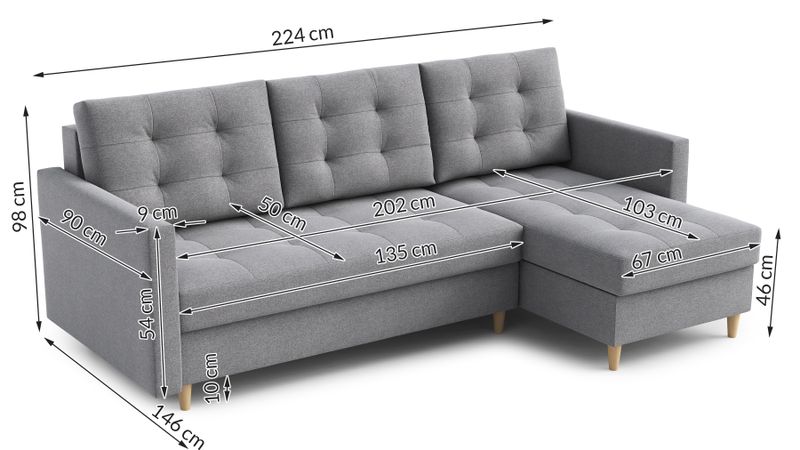 Nowoczesny narożnik DOMI zdjęcie 4