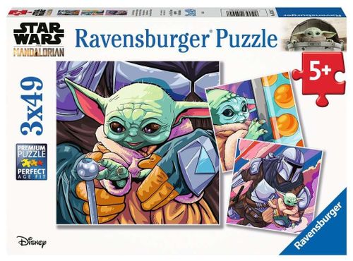Puzzle 3x49 elementów Mandalorian na Arena.pl
