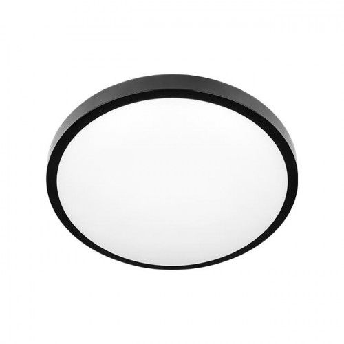 PLAFON LUVO CZARNY E27 60W IP44 STAL TWORZYWO zdjęcie 2