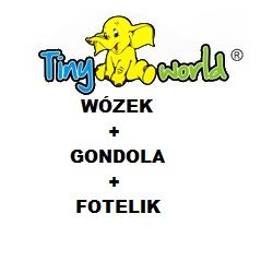 TINY WORLD NIEBIESKI SPACERÓWKA GONDOLA FOTEL Ea zdjęcie 2