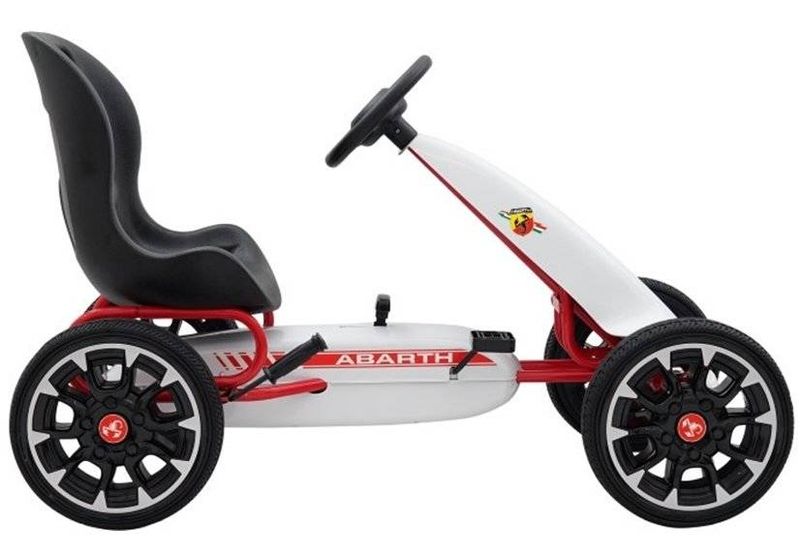 Gokart ABARTH Biały zdjęcie 3