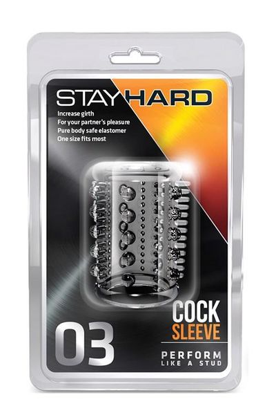 Stay Hard Cock Sleeve 03 Clear zdjęcie 1