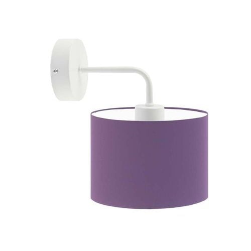 Złoty kinkiet z białym abażurem AURORA na Arena.pl