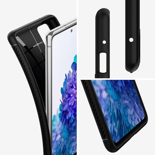 SPIGEN RUGGED ARMOR GALAXY S20 FE MATTE BLACK zdjęcie 9