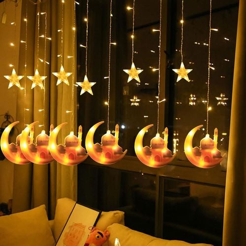 Girlanda Świetlna Gwiazdy 138 LED na USB z Pilotem 8 Trybów Wodoodporna na Arena.pl