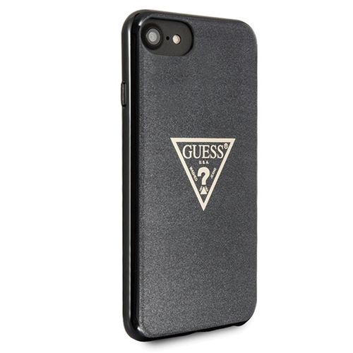 Guess Solid Glitter Triangle - Etui iPhone 8 / 7 (Black) na Arena.pl