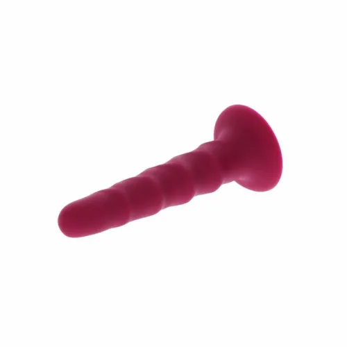 get real dong 12 cm czerwony - model z przyssawką i silikonem premium na Arena.pl