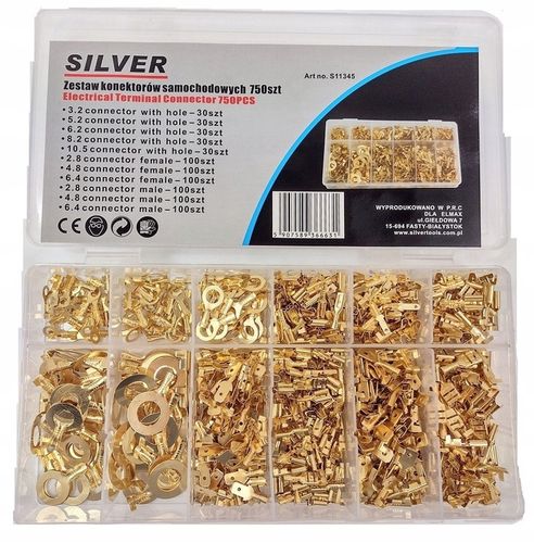 ZESTAW KONEKTORÓW SAMOCHODOWYCH 750szt. na Arena.pl