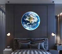 Plafon Lampa Led Ziemia 60 cm - Sun 3D - pilot