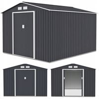 Domek Ogrodowy Narzędziowy METALOWY na narzędzia HUDSON 277x191cm