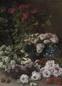 Plakat 13x18cm Spring Flowers, Monet Vintage do Salonu