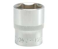 nasadka krótka 6-kątna chromowana 1/2'' 23mm - yt-1216