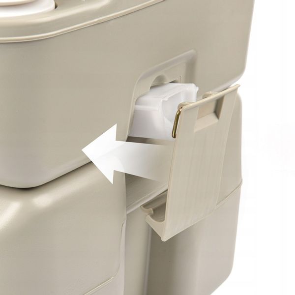 TOALETA PRZENOŚNA TURYSTYCZNA CAMPINGOWA METEOR WC 20l lekka kompaktowa zdjęcie 6