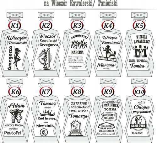 Zestaw Karafka na 18 30 40 50 Urodziny PREZENT na Arena.pl