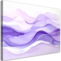 Obraz do salonu sypialni biura, Abstrakcyjne Fale Pastelowy 90x60