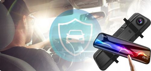 KAMERA SAMOCHODOWA WIDEO REJESTRATOR JAZDY W LUSTERKU WIDEOREJESTRATOR M PL na Arena.pl