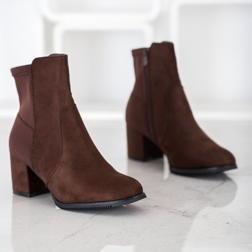 Ciemnobrązowe Botki r.38 na Arena.pl