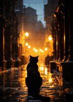 Plakat 13x18cm Samotna Wędrowczyni