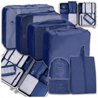 ORGANIZER PODRÓŻNY ORGANIZERY PODRÓŻNE ZESTAW DO WALIZKI PLECAKA UBRAŃ