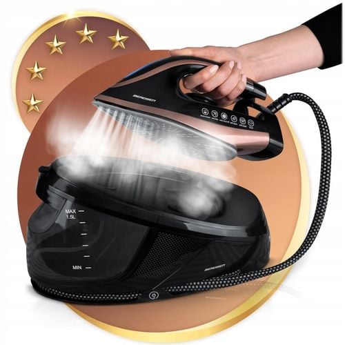 STACJA PAROWA GENERATOR PARY ŻELAZKO 3000W MOCNA CERAMICZNA POWŁOKA na Arena.pl