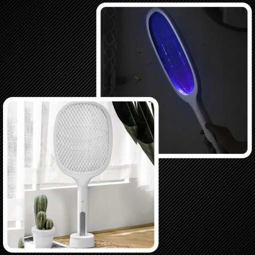 ELEKTRYCZNA ŁAPKA NA DUŻO OWADY PACKA NA KOMARY 3000V PALETKA OWADOBÓJCZA zdjęcie 13