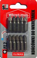 Bity do wkretarki PZ2 25mm 40 szt. magnetyczne Klimas