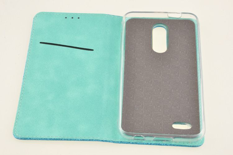 Etui Smart Brokat do LG K9 / K8 2018 niebieski zdjęcie 4