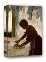 A Woman Ironing, Edgar Degas - obraz na płótnie 70x100 cm