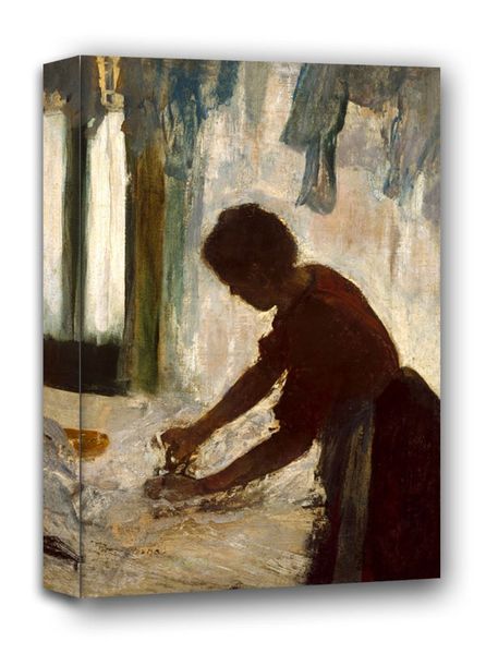 A Woman Ironing, Edgar Degas - obraz na płótnie 60x80 cm zdjęcie 1