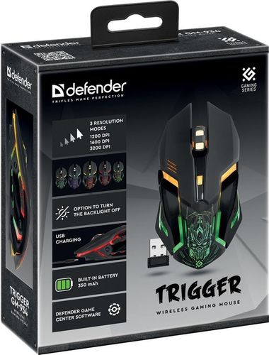 Mysz bezprzewodowa Defender Trigger GM-934 na Arena.pl