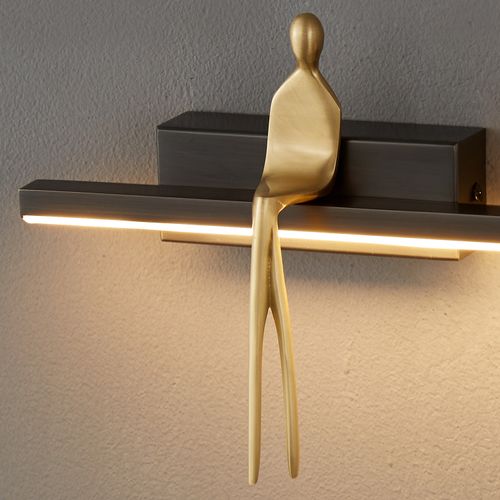 Lampa ścienna led AMICI czarna 31 cm na Arena.pl
