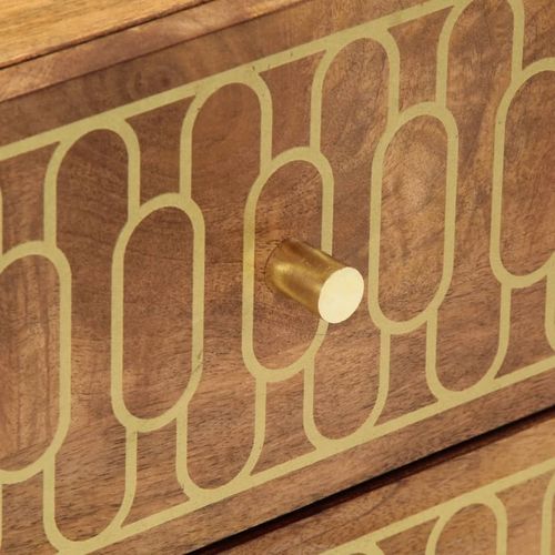 Szafki nocne, 2 szt., 40x33x46 cm, lite drewno mango na Arena.pl