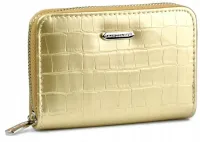 portfel damski z motywem zwierzęcym zapinany suwakiem