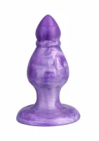 fantasy plug queen fioletowy - regulowana twardość, silexpan®