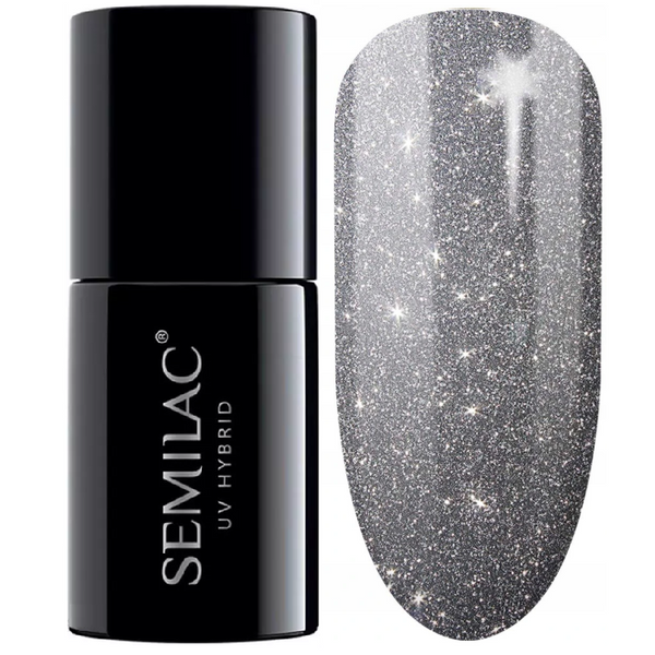 Semilac 334 Lakier hybrydowy Silver Lavender 7ml zdjęcie 1