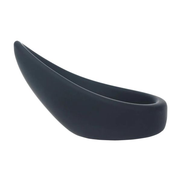 Teardrop Silicone Cockring - Black zdjęcie 6