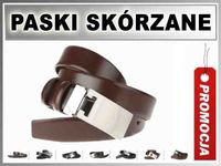 JBN BL 3/4 Pasek MESKI SKORZANY Klamra BLACHA 3cm
