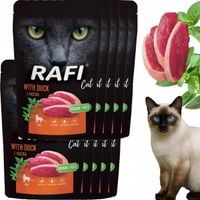 RAFI Karma Mokra Pasztet Dla Kota z Kaczką 100g x 10 szt.